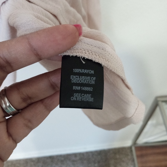 Torrid 3X Lace Up Sleeveless Tan Peasant Mushroom Babydoll Women's Top - Picture 8 of 8